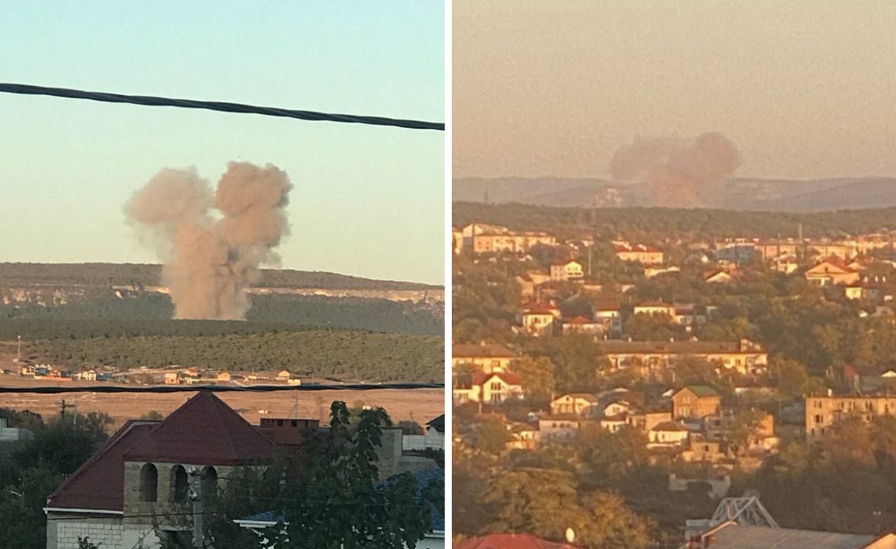  Potężne eksplozje na Krymie. Rosjanie wydali komunikat