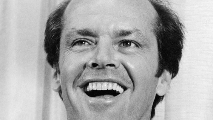 Jack Nicholson ze znaczkiem "Solidarności" 1