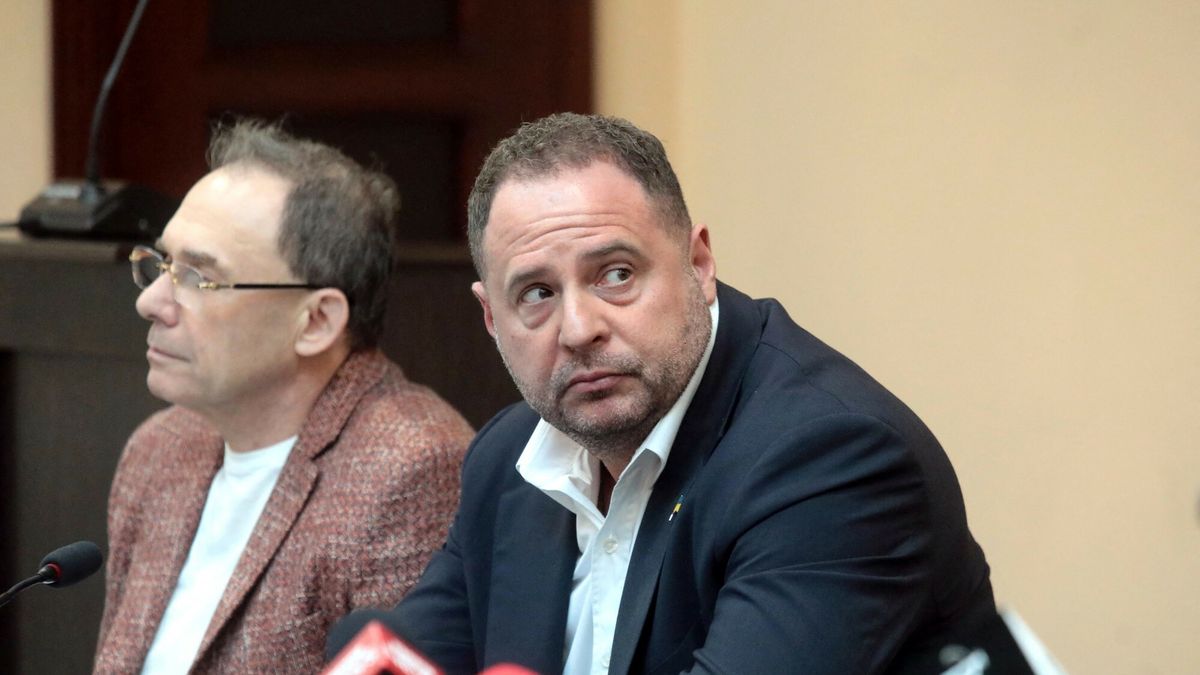 Andrij Jermak, były szef kancelarii prezydenta Ukrainy warunkowo
