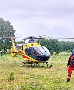 Dramat na wsi. Dziecko wypadło z ciągnika
