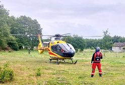 Dramat na wsi. Dziecko wypadło z ciągnika