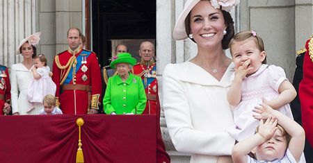 Córka Williama i Kate debiutowała na balkonie pałacu Buckingham! (ZDJĘCIA)