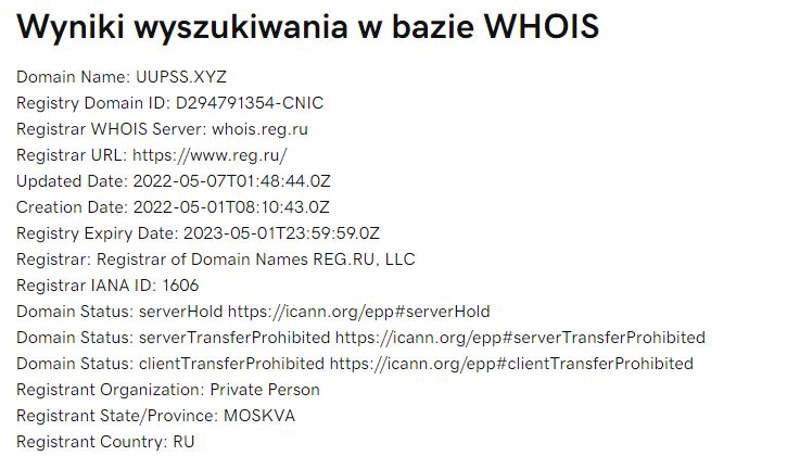 WHOIS