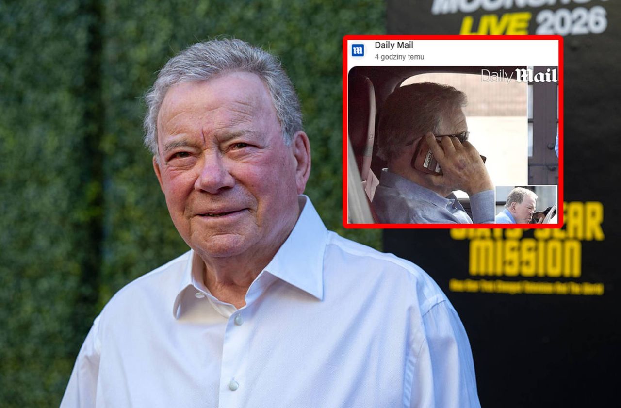 William Shatner ma 95 lat. Nagranie z Los Angeles wywołało alarm