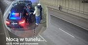 Zażyczył sobie transport do tunelu na S2. Przyjechała policja