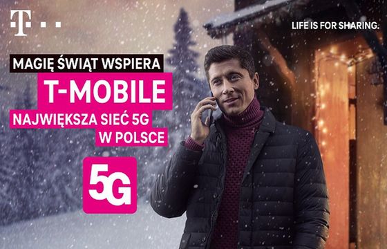 Magia świąt w kampanii T-Mobile z Robertem Lewandowskim