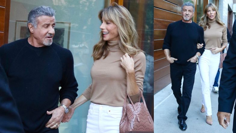 Sylvester Stallone i Jennifer Flavin spacerują po ulicach Nowego Jorku