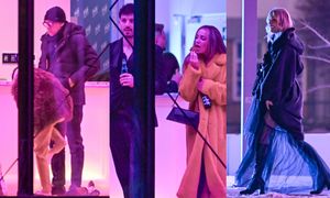 TYLKO NA PUDELKU: Wiemy, co działo się ZA KULISAMI ramówki TVP! Zmarznięta Woźniak-Starak, pałaszująca przekąski Gąsiewska... (ZDJĘCIA)