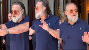 Russell Crowe spiął się z łowcami autografów: "NIE WPYCHAJCIE SIĘ NA MNIE, KU*WA" (WIDEO)