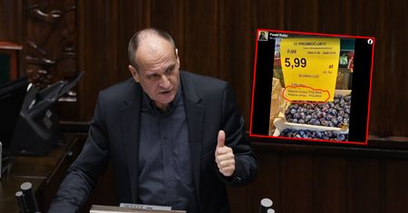 Pokazał zdjęcie ze sklepu. "Miejsce chowu i uboju" rozbroiło Kukiza