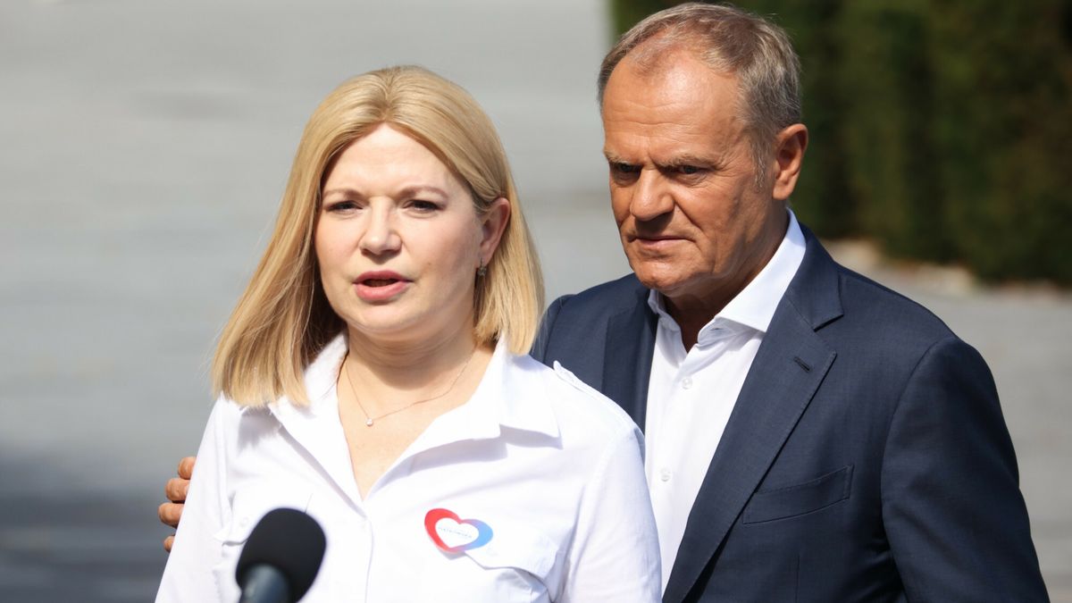 Monika Piątkowska i Donald Tusk