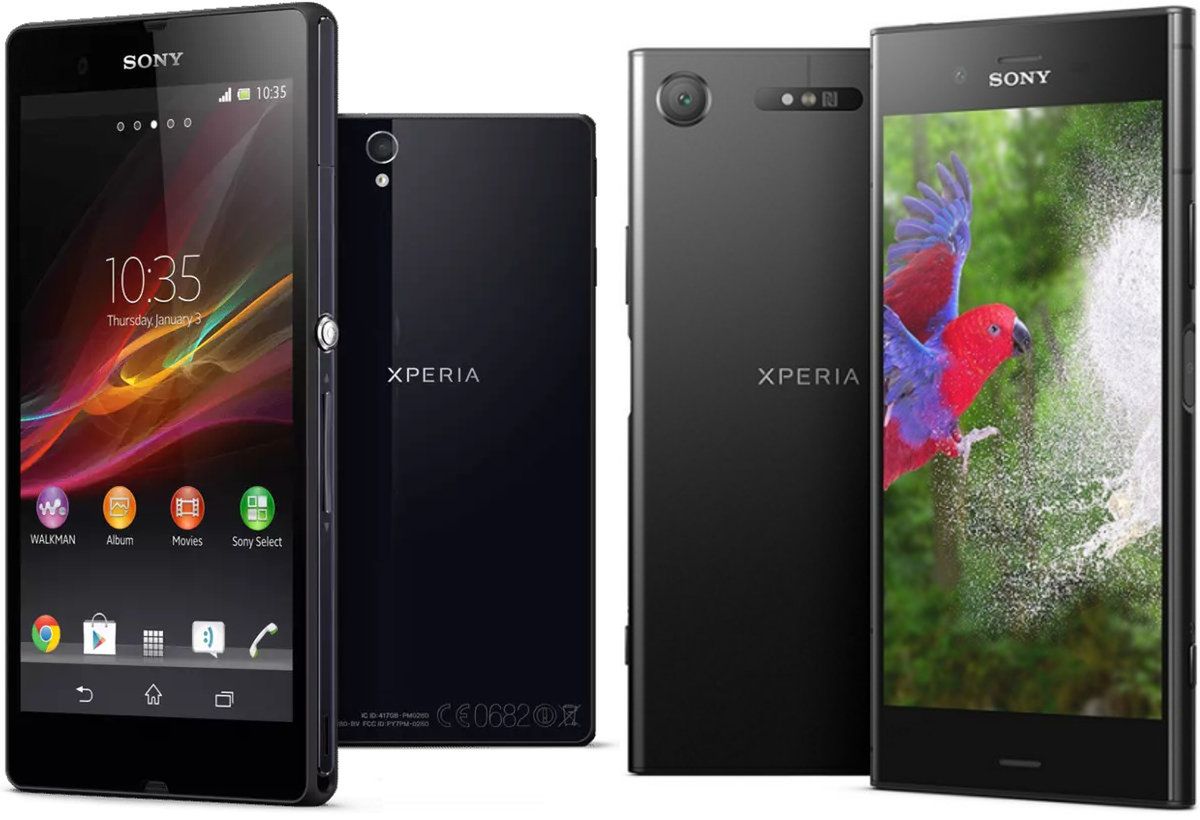 Xperia Z (2013) i Xperia XZ1 (2017) - znajdź 3 różnice