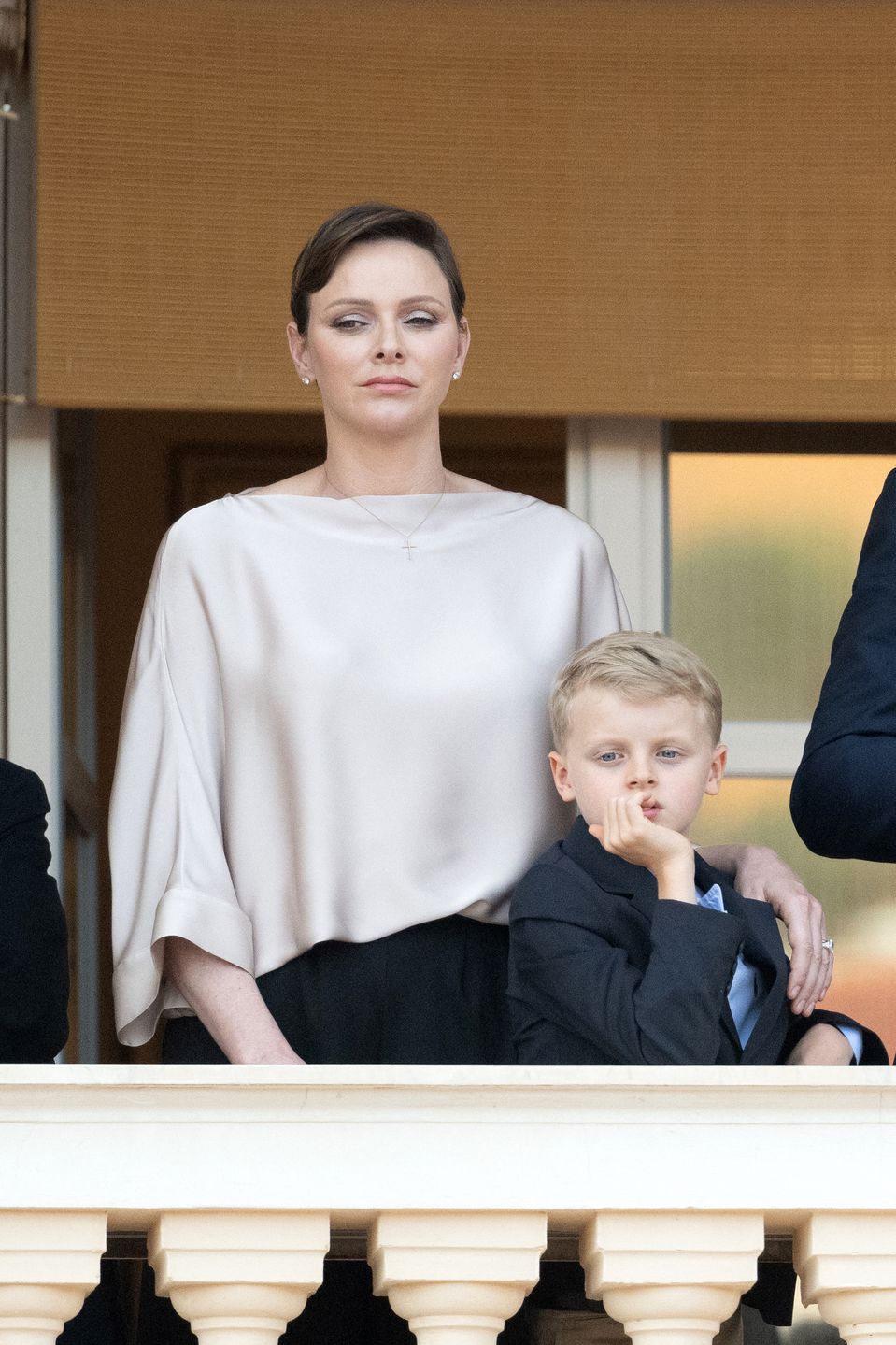 księżna Charlene z rodziną