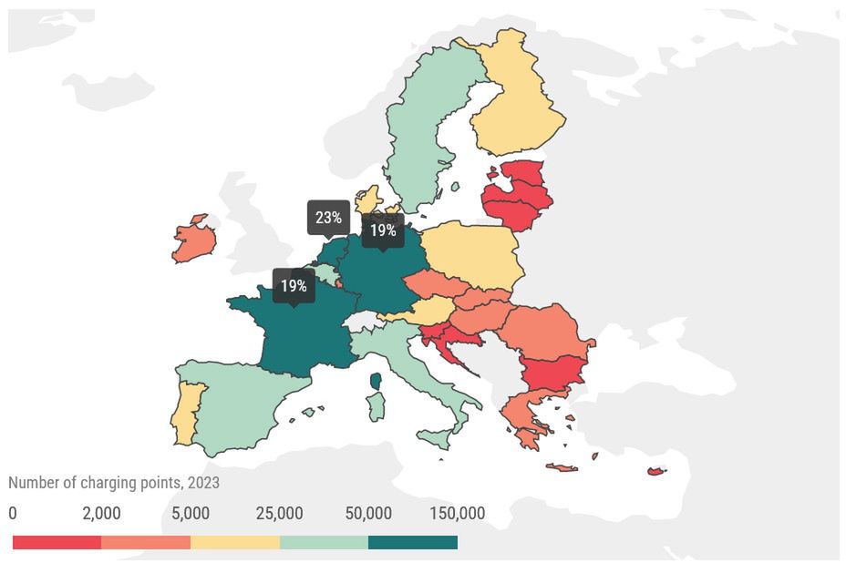 Liczba publicznych punktów ładowania