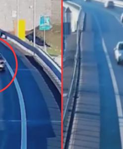 Kierowca chyba stracił głowę. Cała Polska zobaczy co zrobił przed tunelem na S1