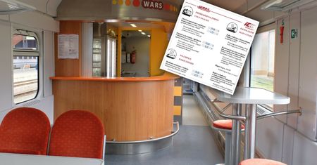 Już testują golonkę i chłodnik. Wars szykuje rewolucję w pociągach