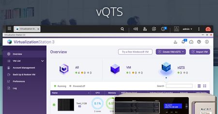 vQTS, czyli kilka systemów QTS na jednym NAS-ie od QNAP