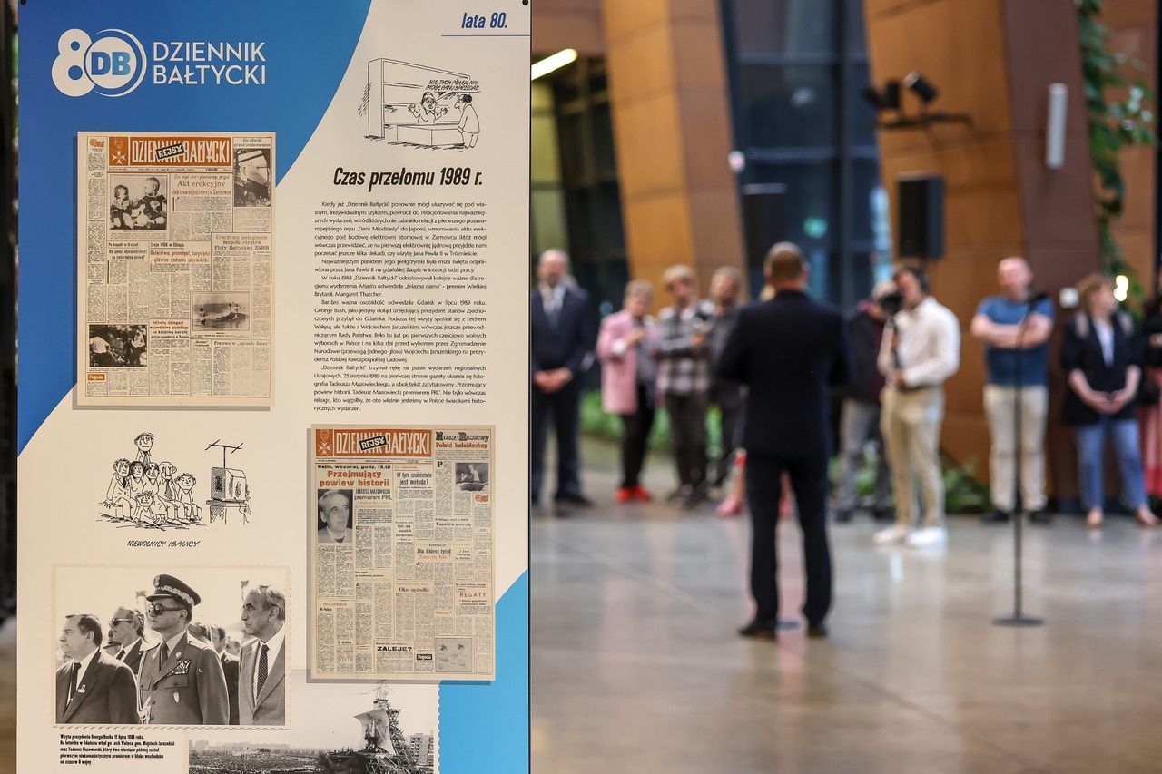 Wystawa "Dziennika Bałtyckiego" w ECS otwarta! "Gazeta zmieniała się razem z Polską"