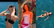 Julia Wieniawa w bikini pozdrawia z luksusowych wakacji na Mykonos. "WENUS, CZY TO TY?" (ZDJĘCIA)
