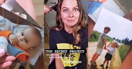 Nostalgiczna Anna Lewandowska prezentuje zdjęcia z dzieciństwa na planie "top secret projectu": "Taki był ze mnie ANCYMON" (ZDJĘCIA)