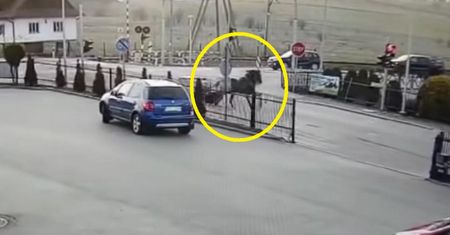 Groza na Zakopiance. Nagranie z Szaflar trafiło na YouTube'a