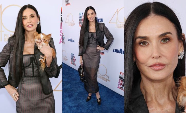 Demi Moore na rozdaniu nagród Independent Spirit Awards