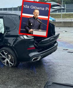 Wypadek z udziałem komendanta głównego policji. Decyzja prokuratury