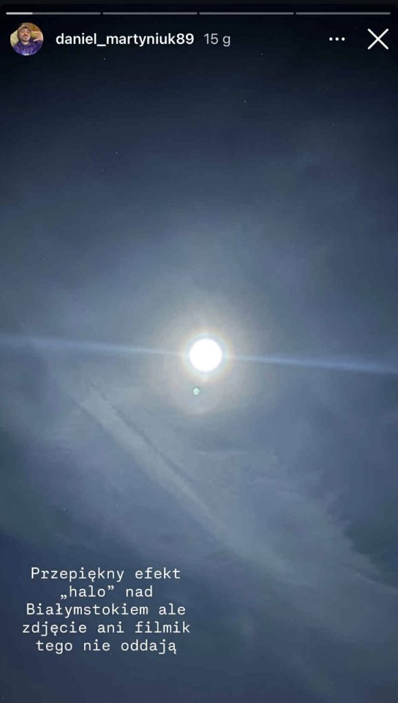 Daniel Martyniuk pokazał zdjęcia księżyca