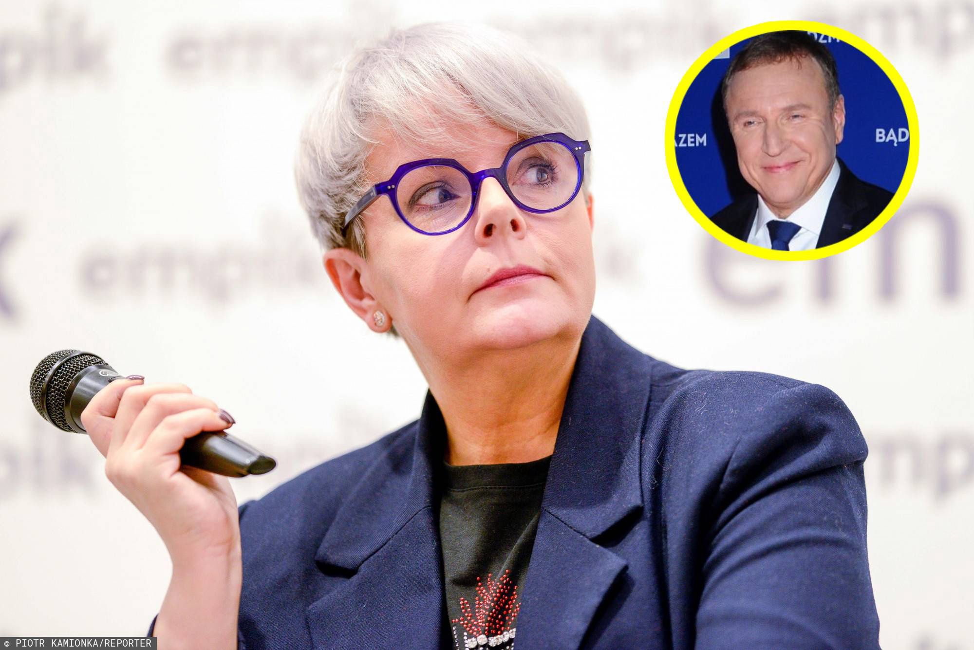 Karolina Korwin-Piotrowska o ślubie Jacka Kurskiego.