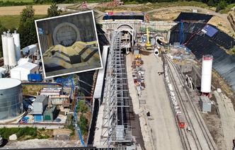Maszyna pracowała 359 dni. 4-kilometrowy tunel przebity