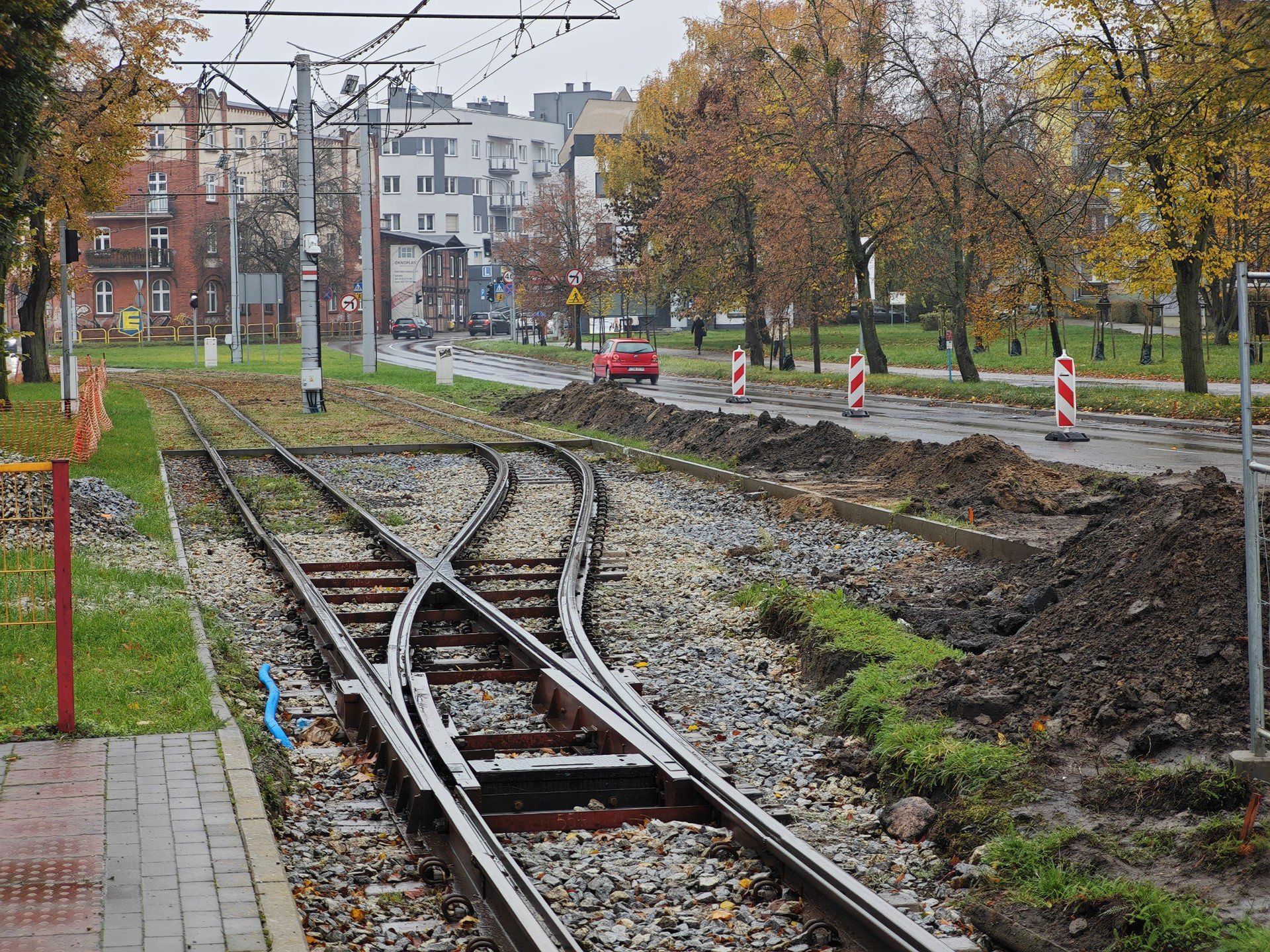 Modernizacja torowiska tramwajowego na ulicy Kościuszki w Toruniu