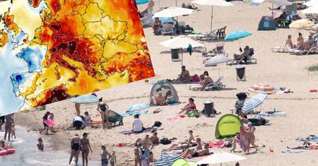 Pogoda. Skwar w Europie. Temperatura nawet 40 stopni w cieniu i pył znad Sahary