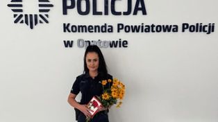 Opatów: Seniorka podziękowała policjantce