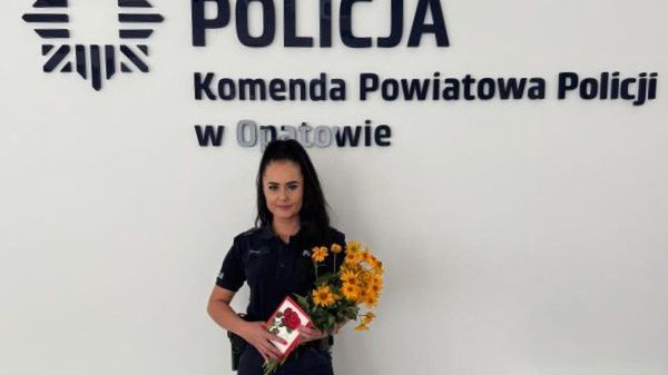 Policjantka wyróżniona
