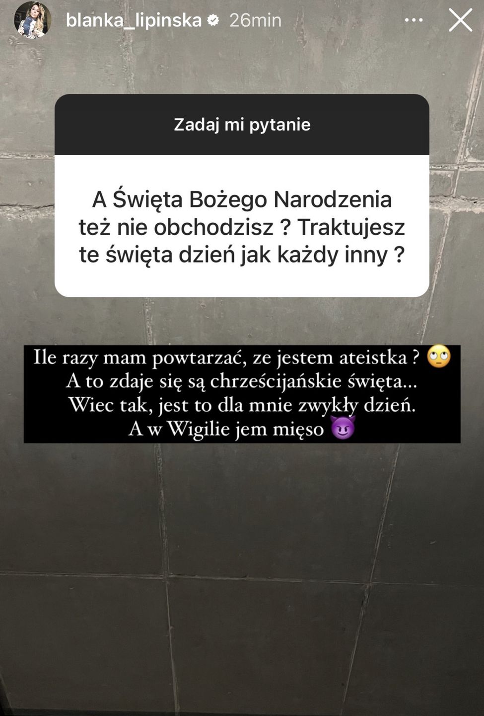 Blanka Lipińska rozprawia o wierze