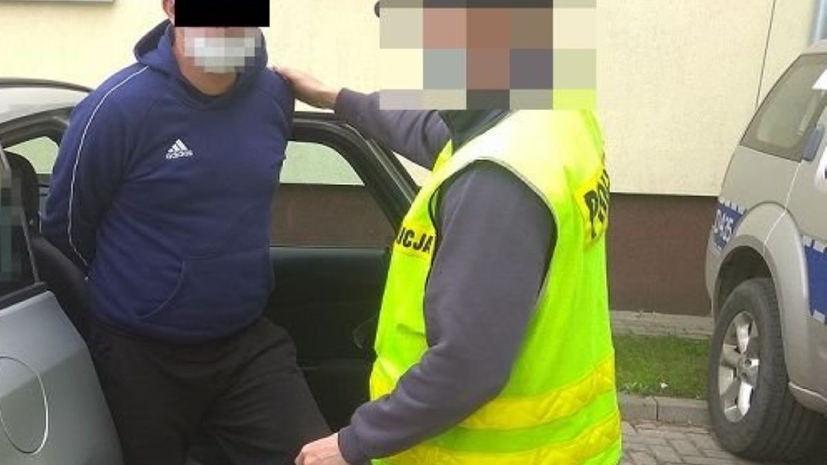 Policja zatrzymała 38-letniego obywatela Ukrainy. Najpierw próbował okraść sklep, a potem zaczął grozić pracownikowi nożem