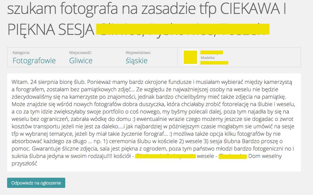 Piekło fotografa ślubnego, czyli najgorsze typy klientów 2