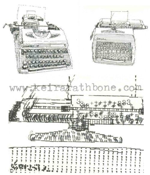 Two typewriters