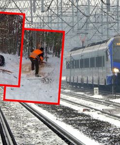 Trwa paraliż linii nr 216. Kolejarze szykują się na pogorszenie pogody