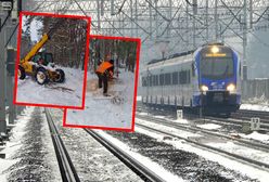 Trwa paraliż linii nr 216. Kolejarze szykują się na pogorszenie pogody