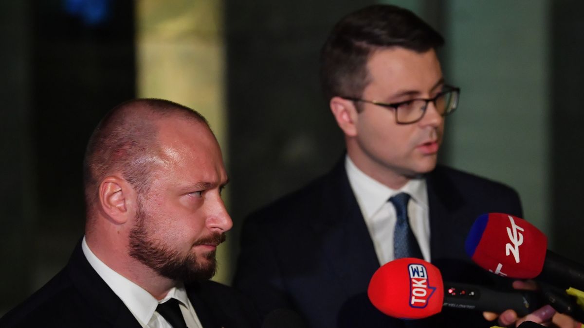 Na zdjęciu Piotr Müller i Jakub Kumoch