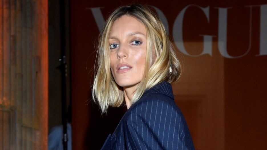 Anja Rubik na urodzinach "Vogue'a"