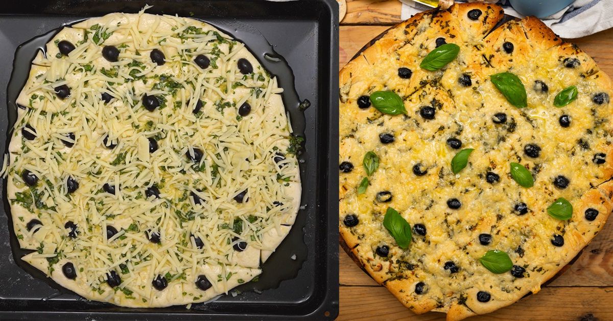 Weź mąkę, drożdże i oliwę. Powstanie chlebek, który smakuje lepiej niż pizza