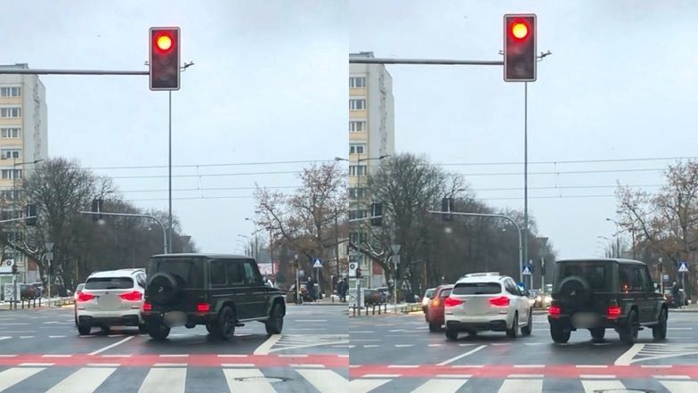 Anna Lewandowska łamie przepisy podczas przejażdżki po Warszawie
