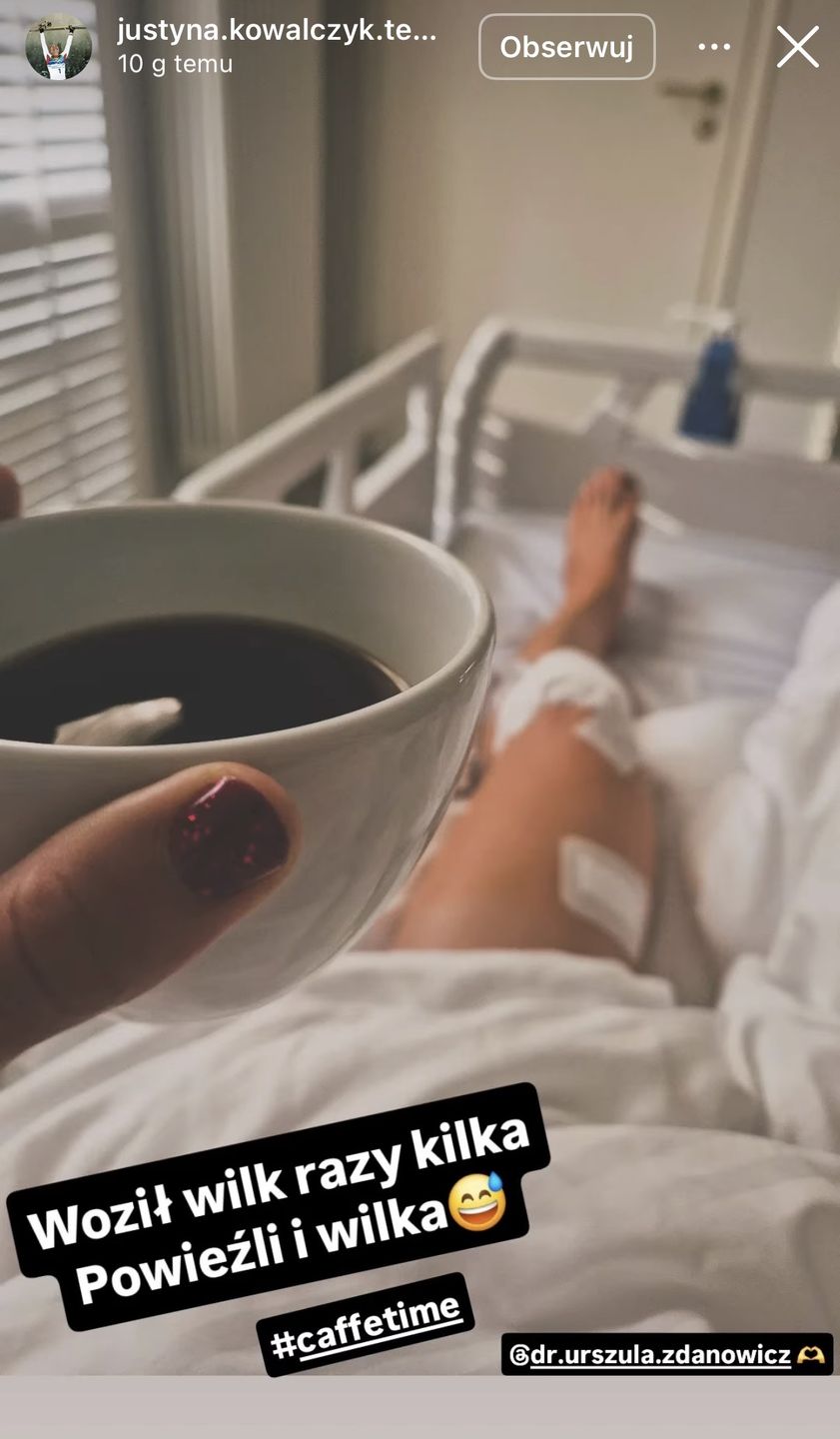 Justyna Kowalczyk wylądowała w szpitalu 