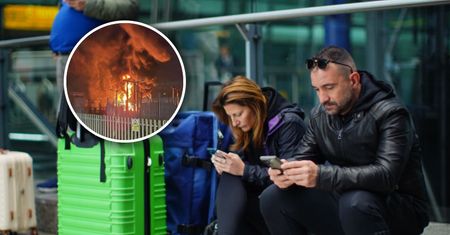 "Katastrofalny pożar" na lotnisku w Londynie. Skutki odczuwalne kilka dni