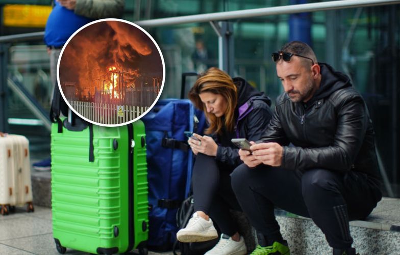 "Katastrofalny pożar" na lotnisku w Londynie. Skutki odczuwalne kilka dni
