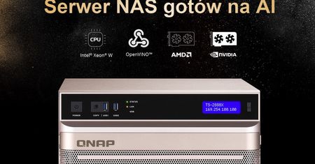 Serwer gotowy na SI - QNAP TS-2888X AI-Ready NAS