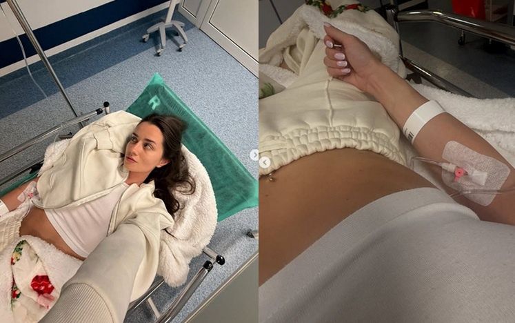 Adrianna Krysian w szpitalu