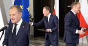 Wpadka dziennikarki na konferencji Donalda Tuska: "Jezu, PRZEPRASZAM!". Przerwał wypowiedź i ruszył w jej stronę (WIDEO)
